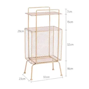 طاولة جانبية بخزانة بألوان مميزة