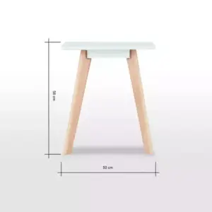 طاولة جانبية خشبية