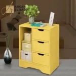 طاولة جانبية للسرير متعددة ألادراج و الوظائف