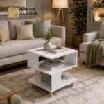 طاولة حديثة بتصميم مربع