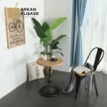 طاولة خدمة مزدوجة بتصميم ريفي