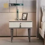 طاولة سرير جانبية بتصميم أنيق