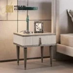 طاولة سرير جانبية بتصميم أنيق