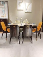 ⁦طاولة طعام بتصميم اسكندنافي⁩ - الصورة ⁦3⁩