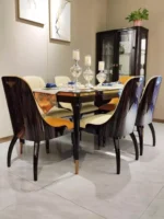 ⁦طاولة طعام بتصميم اسكندنافي⁩ - الصورة ⁦2⁩