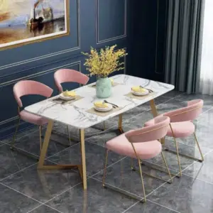 __طاولة_طعام_بسطح_رخامي_مع_كراسى