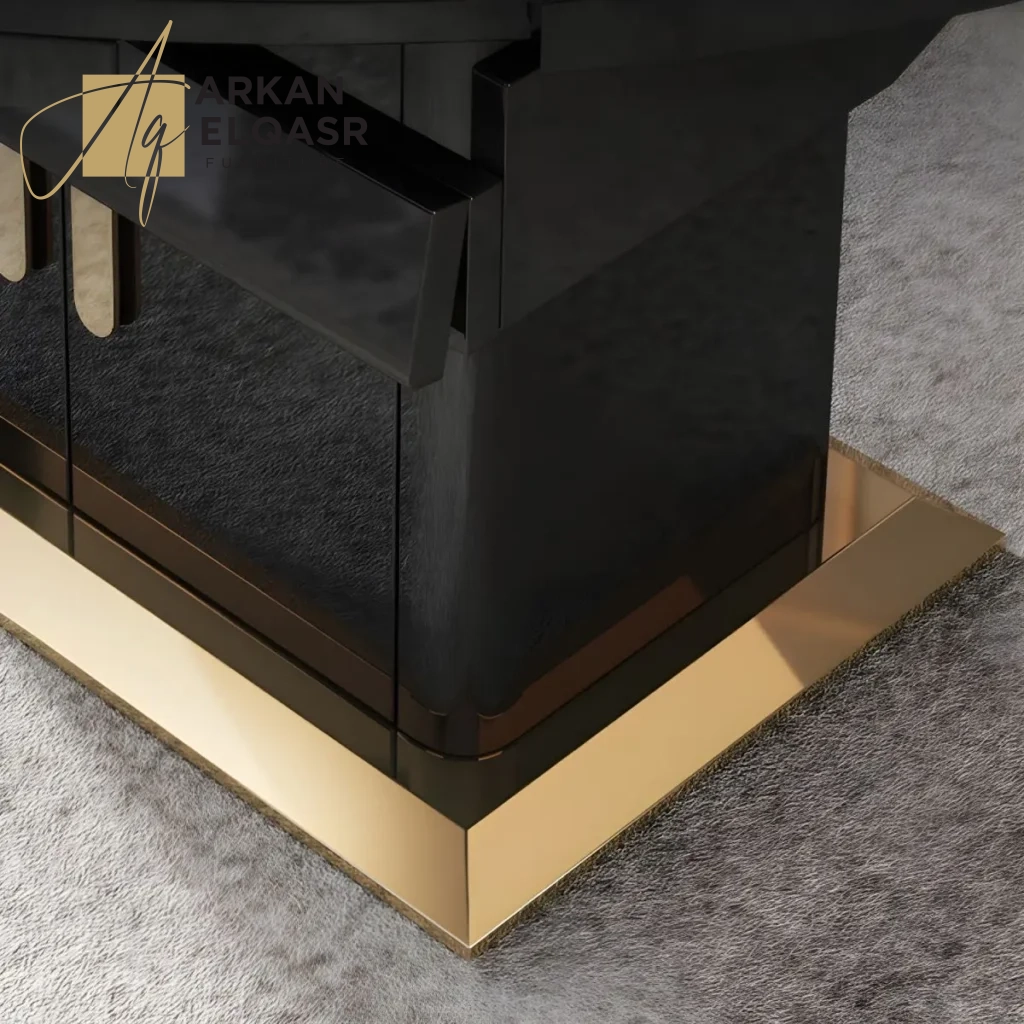 طاولة فاخره مع كراسي وبتقنية تسخين الطعام