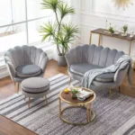 طقم كنب و كرسي بتصميم شيك