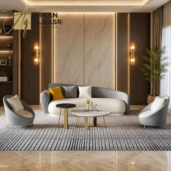 طقم كنب بتصميم إيطالى حسب الاختيار