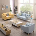 طقم كنب بتصميم راقي ومريح