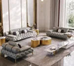 طقم كنب بتصميم منخفض مميز