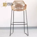 كرسي طعام من الخيزران بتصميم مودرن