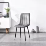 كرسي قطيفة مريح