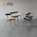 كرسي جلد بتصميم مودرن