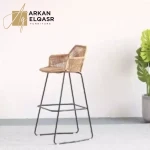 كرسي طعام من الخيزران بتصميم مودرن