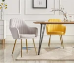 كرسي قماش بمسند بألوان مميزة