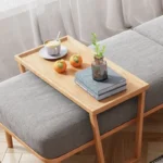 كرسي استرخاء مع طاولة خشبىة مودرن