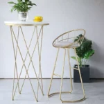 كرسي بار معدني مودرن