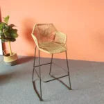 كرسي طعام من الخيزران بتصميم مودرن