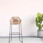 كرسي طعام من الخيزران بتصميم مودرن