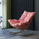 كرسي هزاز فاخر مع مقعد للقدمين