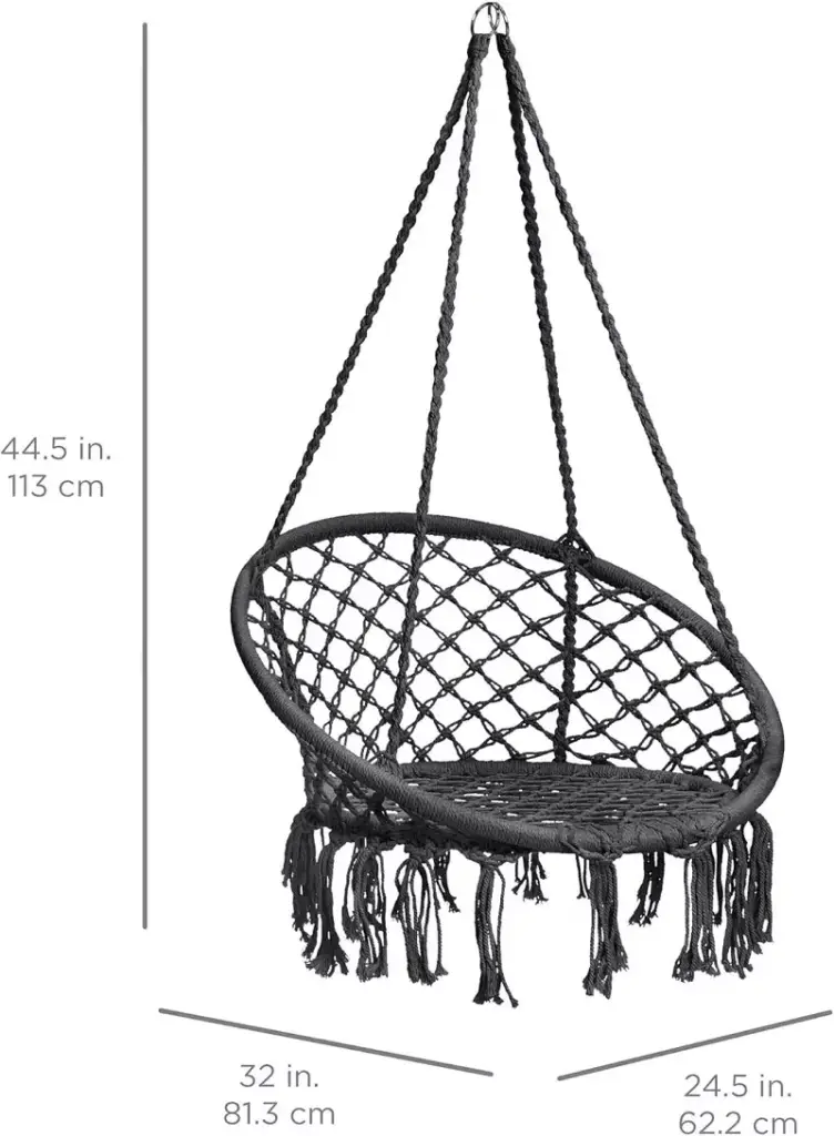 كرسي هزاز علي شكل ارجوحة