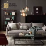 كنب ثلاثي مودرن لغرفة المعيشة
