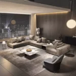 كنب زاوية مودرن لغرفة المعيشة