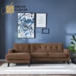 كنب زاوية ثلاثي بتصميم مميز و أنيق