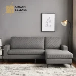 كنب زاوية مريحة ثلاثية بسيطة