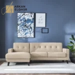 كنب زاوية ثلاثي بتصميم مميز و أنيق