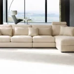 كنبة من القطن والريش بتصميم مريح