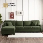 كنبة زاوية مريحة بتصميم استثنائي