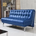 كنبة جلد بتصميم جذاب