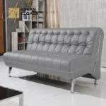 كنبة جلد بتصميم جذاب
