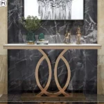 كونسول فاخر ذهبي