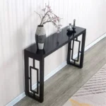 طاولة مدخل من الخشب الصلب