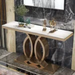 كونسول فاخر ذهبي