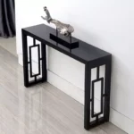 طاولة مدخل من الخشب الصلب