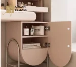 تسريحة غرفة نوم مع خزانة جانبية