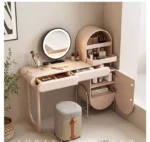 ⁦تسريحة غرفة نوم مع خزانة جانبية⁩ - الصورة ⁦3⁩