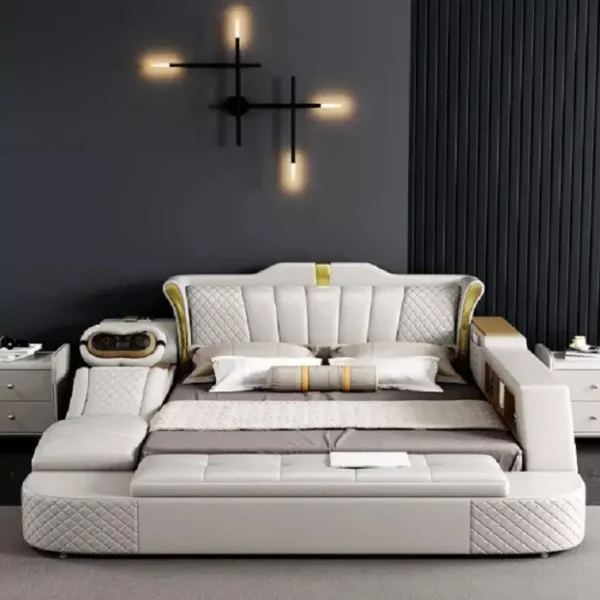 سرير غرفة نوم بتصميم ذكي