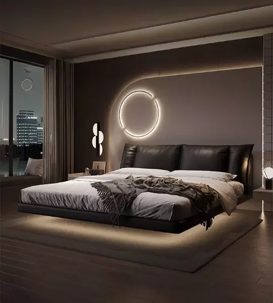 سرير نوم ايطالي بتصميم معلق