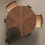 ⁦طاولة قهوة دائرية مميزة⁩ - الصورة ⁦7⁩