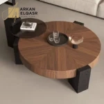طاولة قهوة دائرية