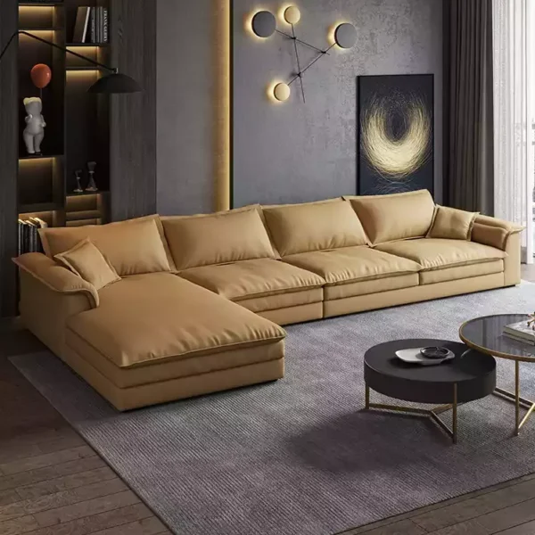 كنب زاوية ايطالي بتصميم مودرن