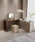 ⁦تسريحة غرفة نوم بتصميم اسكندافي فاخر⁩ - الصورة ⁦2⁩