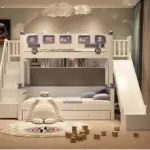 سرير نوم اطفال دورين متعدد الوظائف