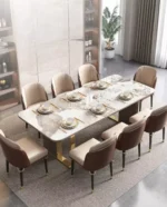 طاولة طعام مع كراسي بتصميم مميز