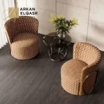 كرسي مفرد دائري مودرن